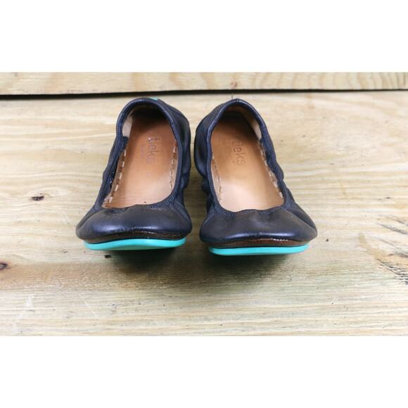 Tieks Ballet Flats 9 Black Leather Ballerina By Gavrieli Slip On Shoes - Picture 3 of 8